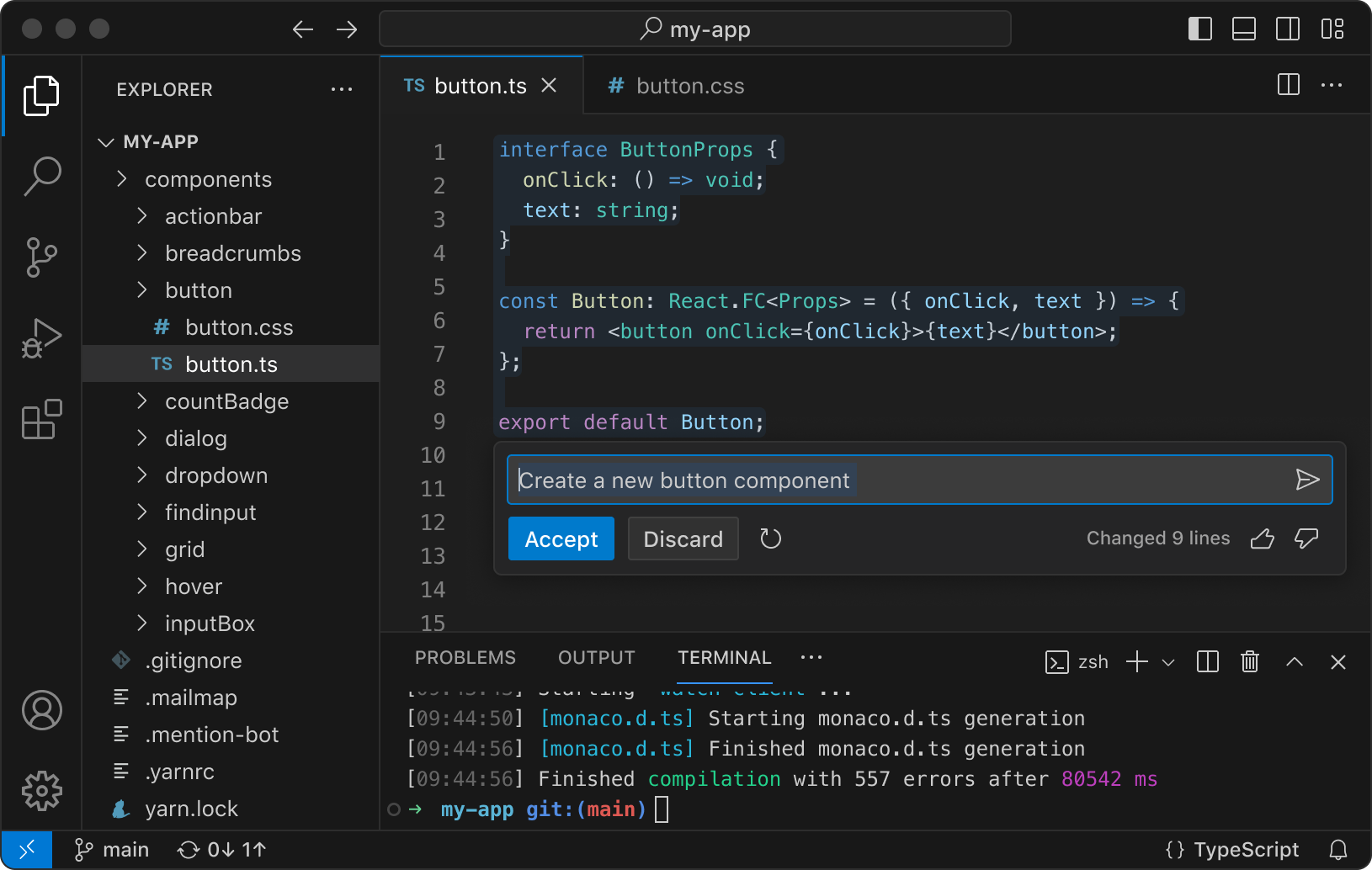 VS Code screenshot